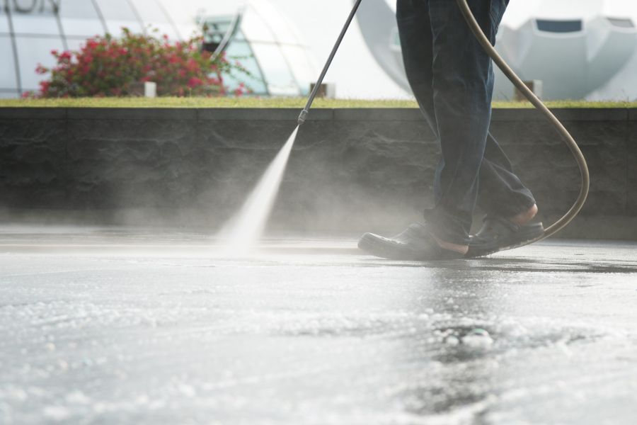 Commercial Pressure Washing by Baza Services
